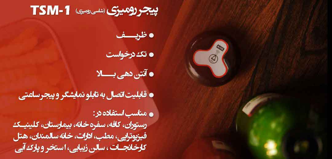 پیجر رومیزی TSM-1 برند AHKpager در فروشگاه الکتروتاو