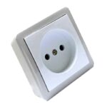 پریز بدون ارت سرامیکی روکار