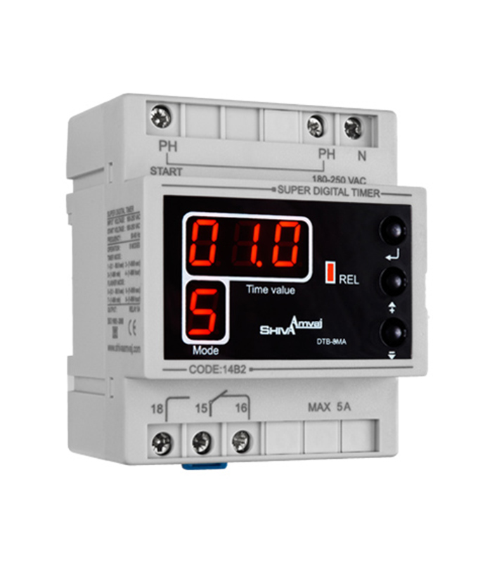 سوپر تایمر دیجیتال MODEL:DTB-8MA شیوا امواج