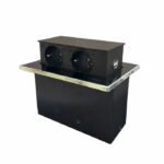 پریز کابینتی توکار امگا ویرا الکتریک USB + Type C | مناسب آشپزخانه و کابینت