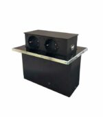 پریز کابینتی توکار امگا ویرا الکتریک USB + Type C | مناسب آشپزخانه و کابینت