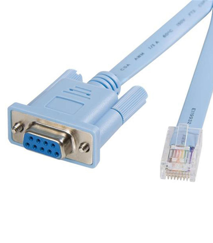 کابل رول‌اور سیسکو مناسب کانفیگ روتر و سوئیچ RJ45 به RS232