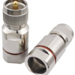 کانکتور PL نر کابل ½ فیدر مناسب آنتن، تلویزیون و تجهیزات RF با کیفیت بالا