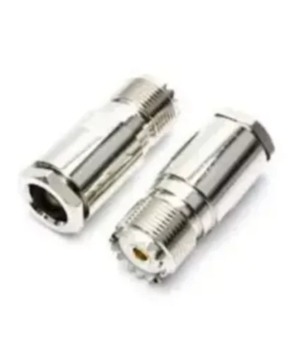 نمای جلو کانکتور PL نر RG213 پیچی