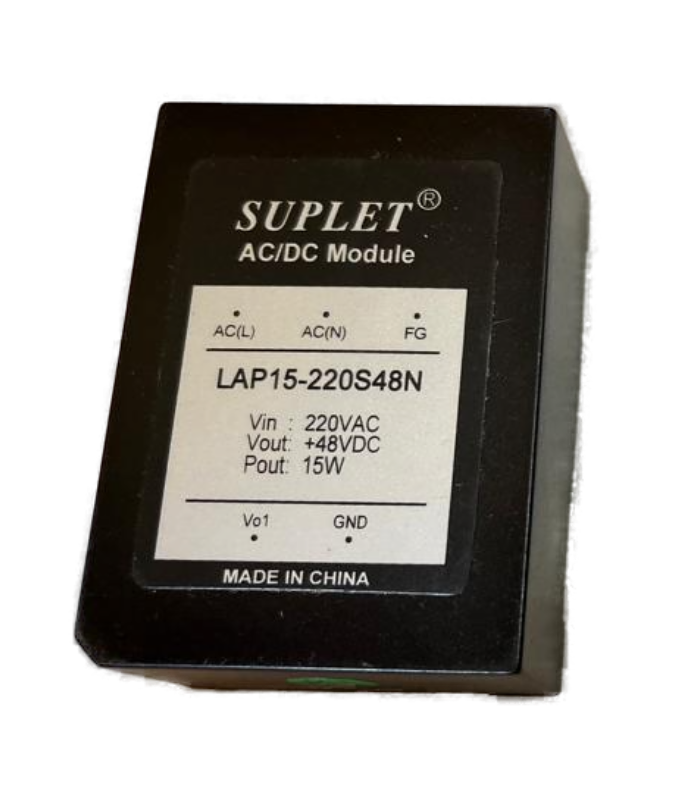 نمای جلو ماژول پاور 220V به 48V DC