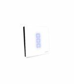 کلید سه پل لمسی ویرا الکتریک | طراحی شیشه‌ای و پلکسی