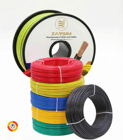 سیم برق افشان سایز ۶ برند زرسیم